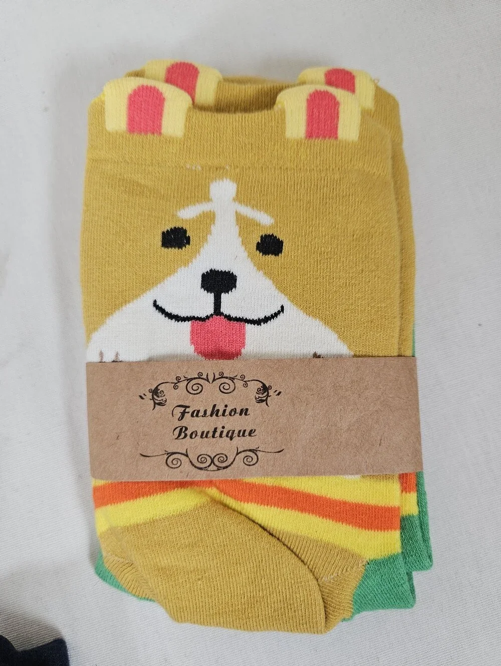 Dog Lover Novelty Crew Socks Set of 5 Pairs NWT Cute Puppy Animal Socks